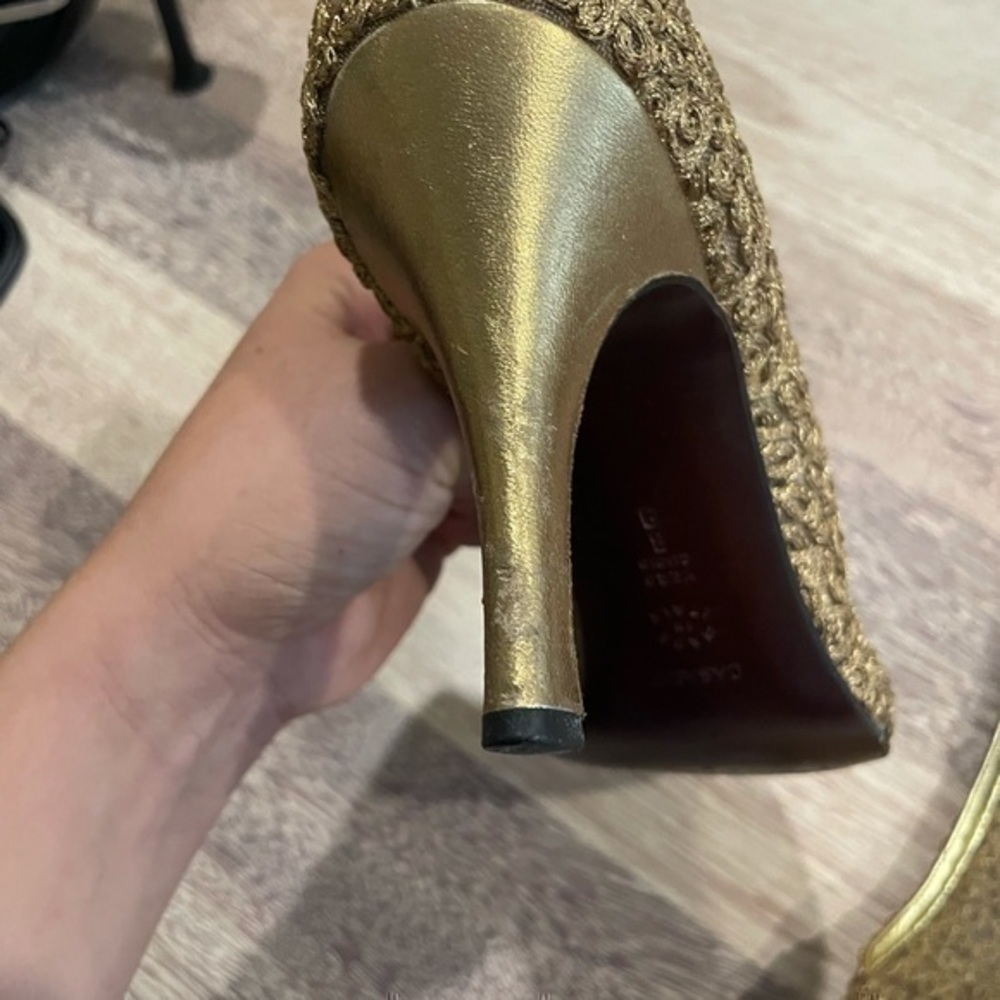 CASADEI CROCHET HEELS SIZE 39 - Picture 11 of 16